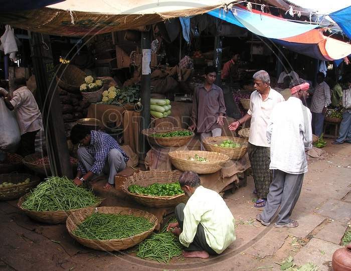 India market vegetables