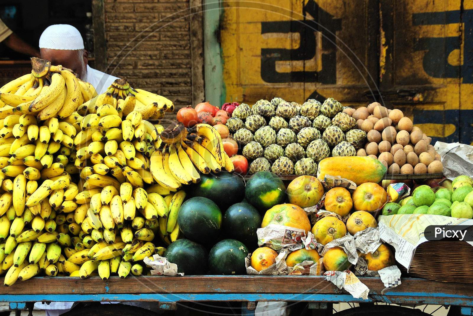 India Market fruit Display