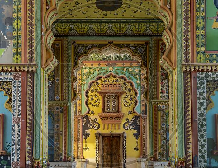 The Patrika Gate Beautiful Architecture Heritage With Beautiful Handmade Paintings.