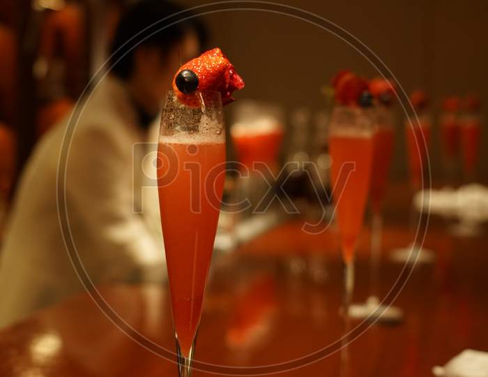 Image Of Strawberry Cocktail