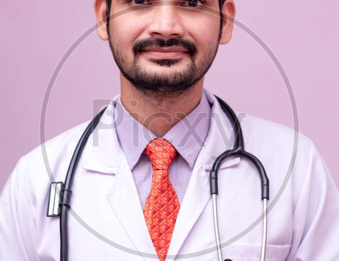 Portrait Of Young Male Doctor.