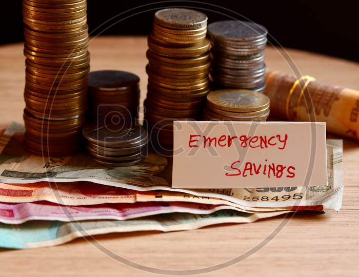 Emergency Saving ,Saving Concept