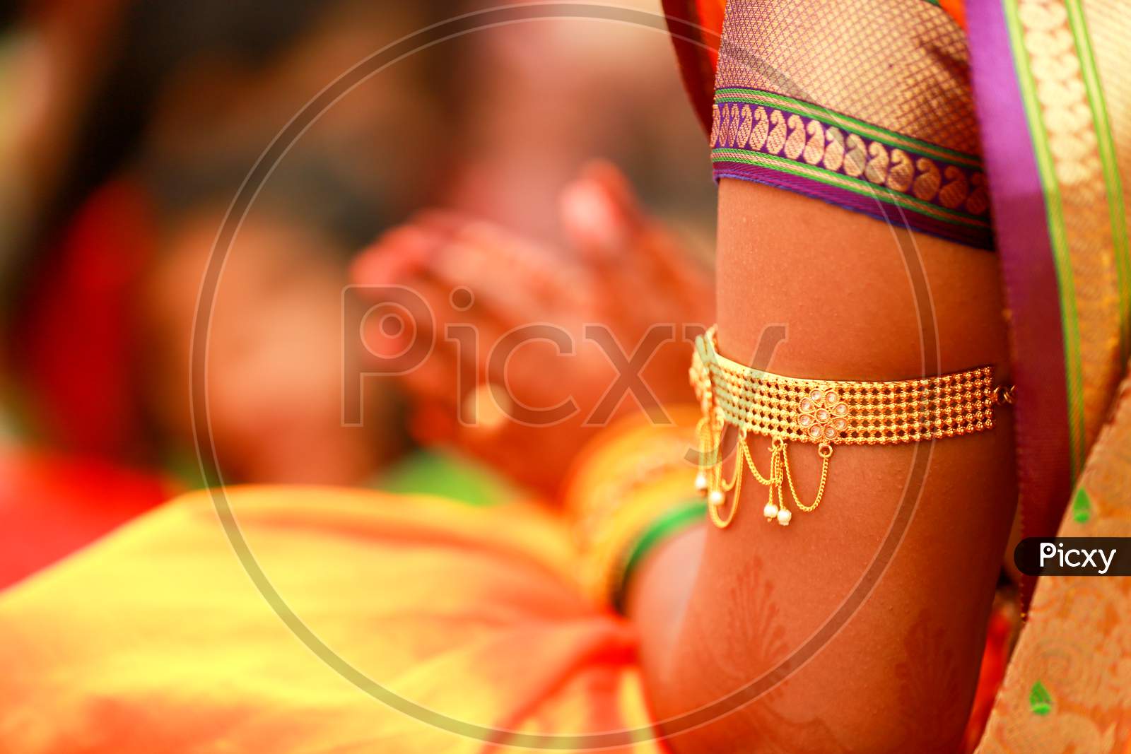 Indian bridal hands and tattoo