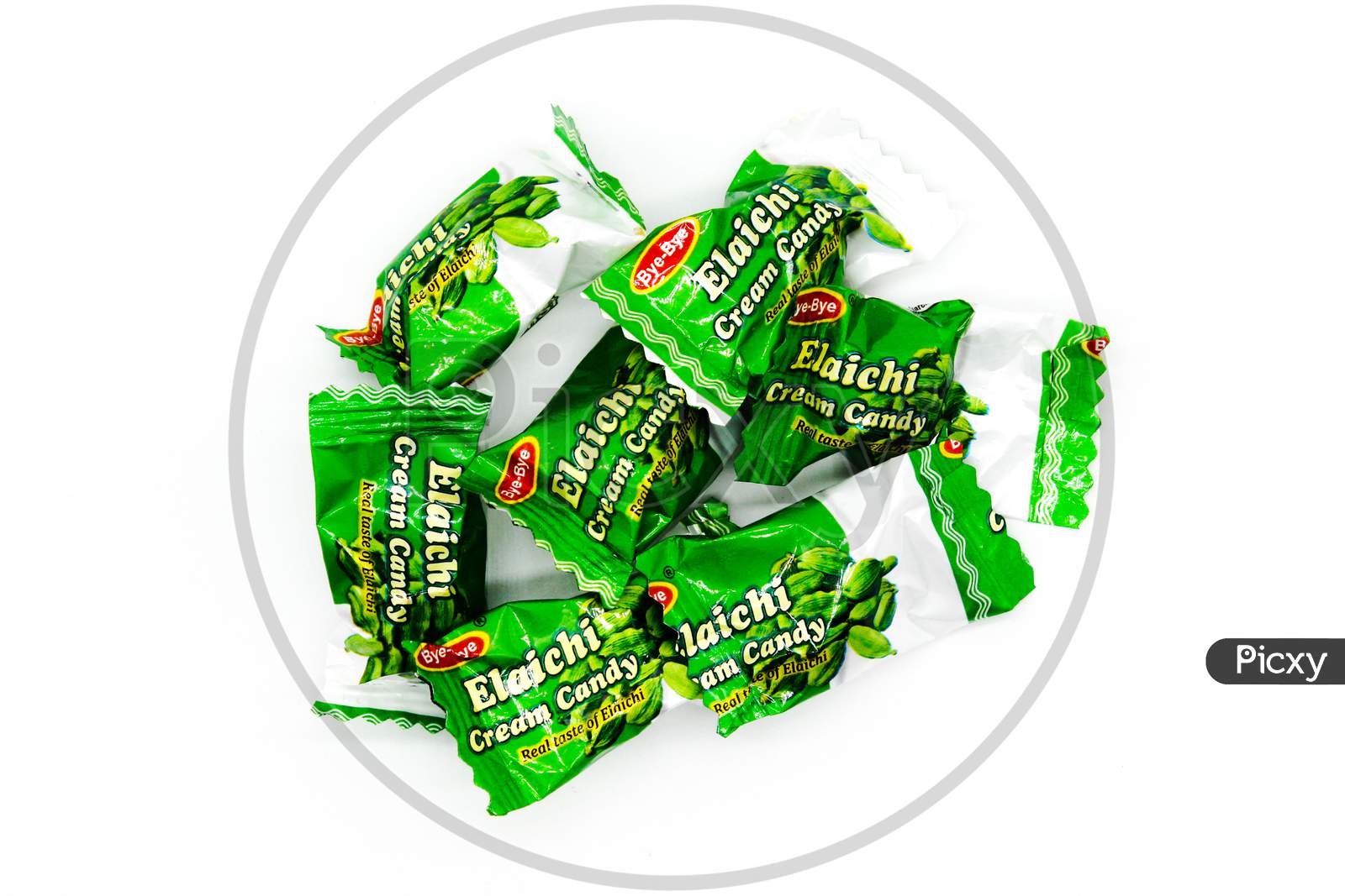 Noida , Utter Pardesh , India - October 18 2021 , Candy , A Picture Of Candy Isolated On White Background With Selective Focus In Noida October 18 2021