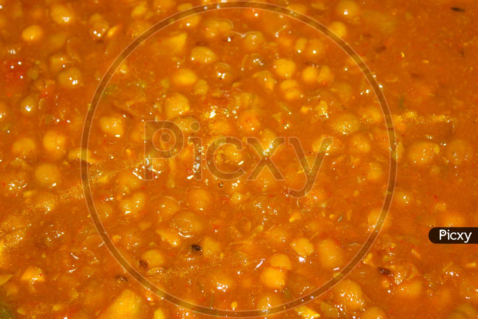 A Picture Of Chole Recipe With Selective Focus
