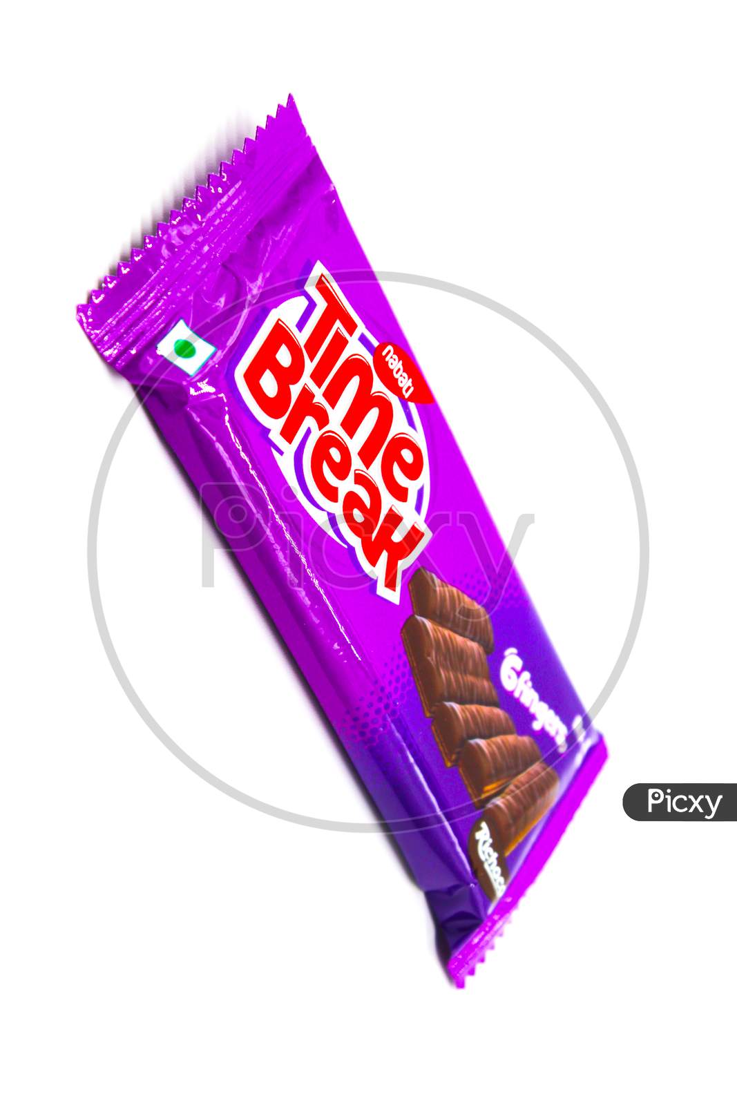 Noida , Utter Pardesh , India - October 22 2021 , Chocolate Bar , A Picture Of Chocolate Bar On White Background With Selective Focus In Noida October 22 2021