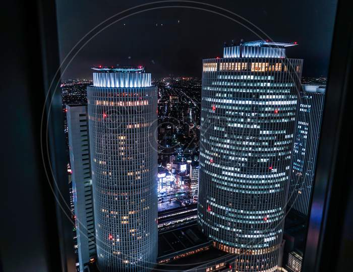 Night View Of Nagoya (From Sky Promenade)