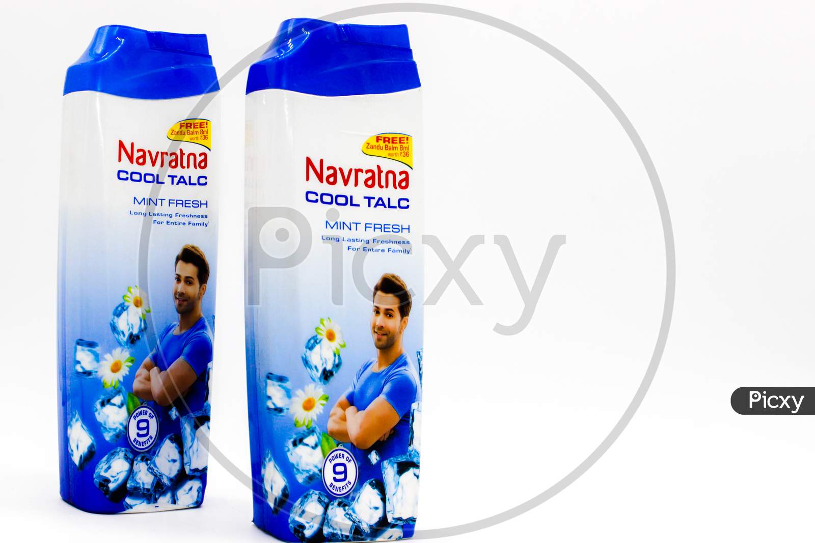 Noida , Utter Pardesh , India - October 18 2021 , Telcum Powder , A Picture Of Telcum Powder On White Background With Selective Focus In Noida October 18 2021