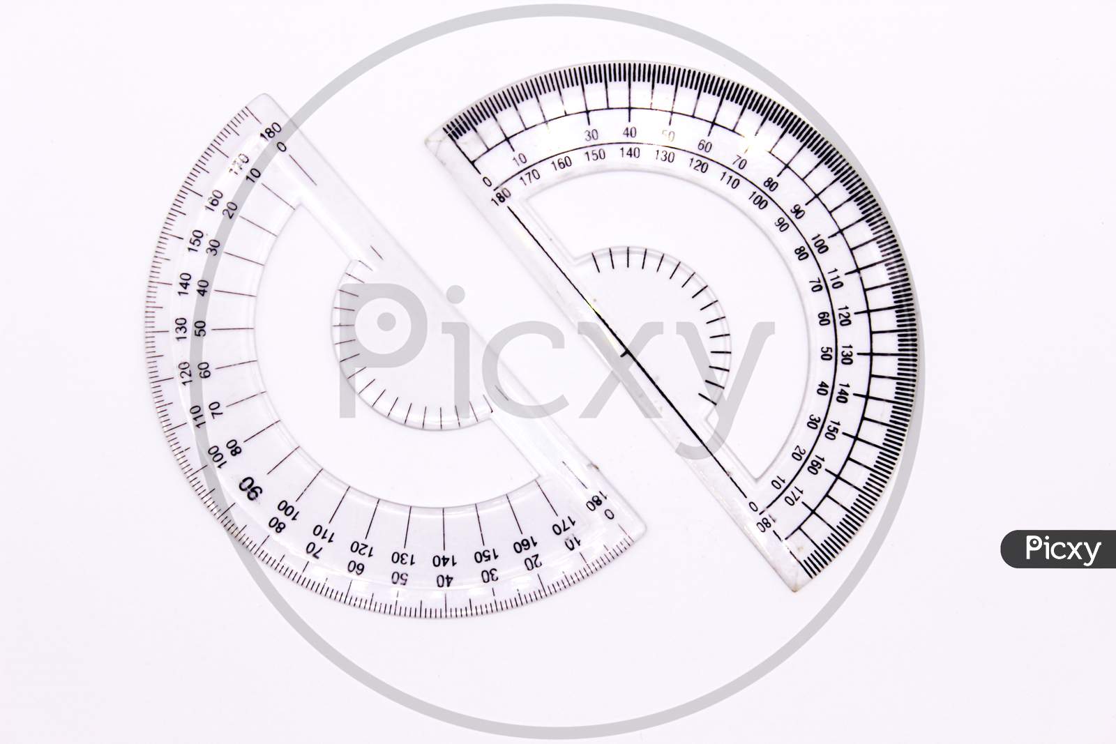 Protecter Maths Isolated On White Background With Selective Focus