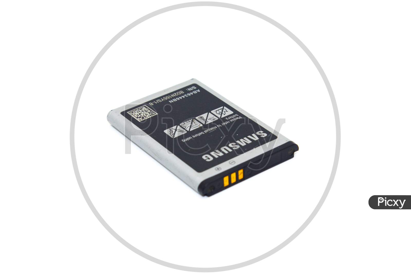 Noida , Utter Pardesh , India - October 22 2021 , Mobile Batteries , A Picture Of Mobile Battery On White Background With Selective Focus In Noida October 22 2021