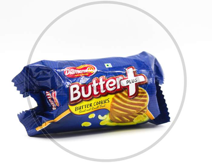 Noida , Utter Pardesh , India - October 18 2021 , Biscuits , A Picture Of Biscuits On White Background With Selective Focus In Noida October 18 2021