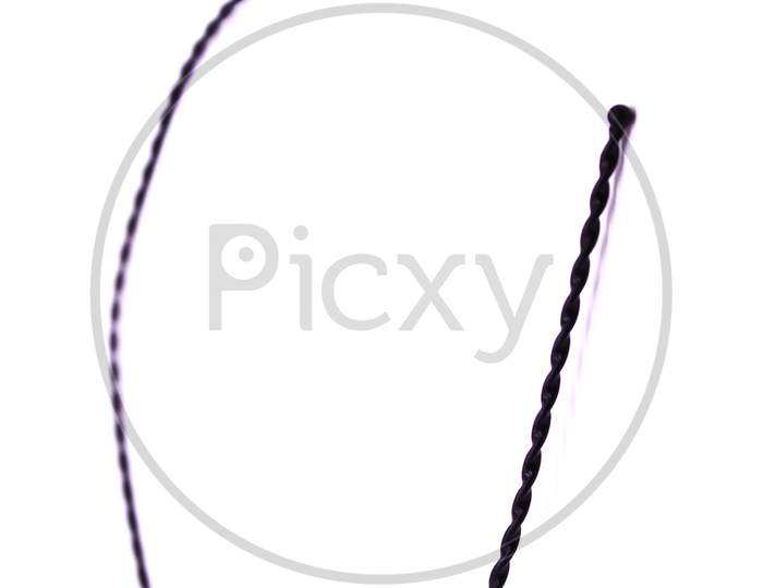 Hair Band On White Background With Selective Focus