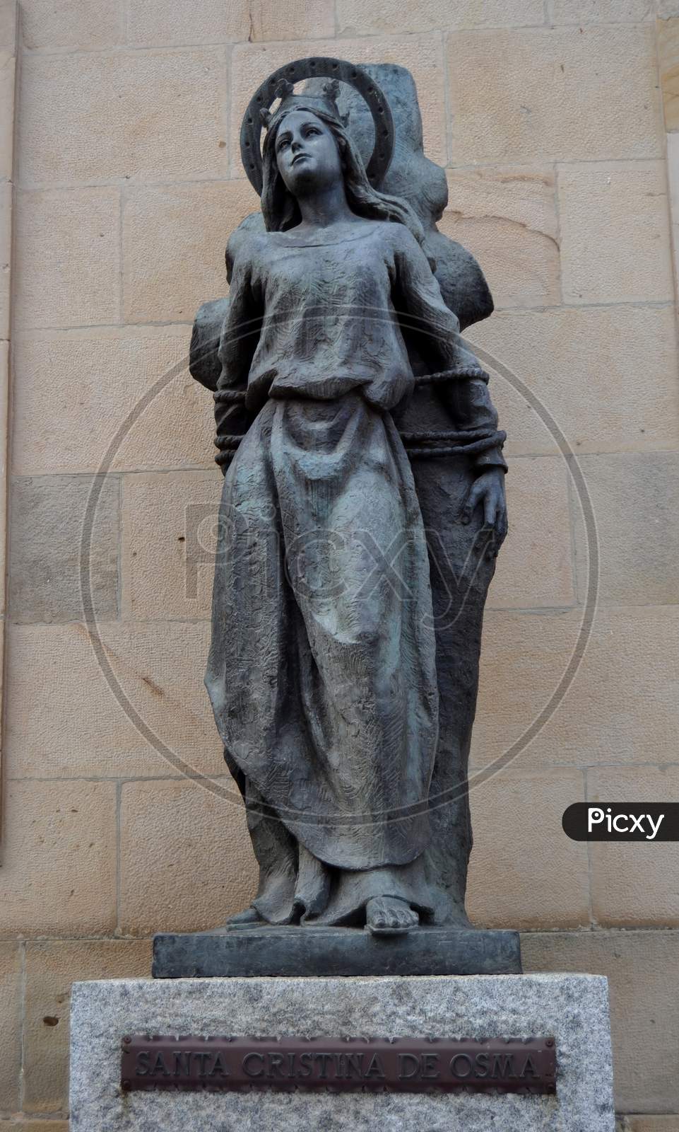 Statue In Homage To Santa Cristina Of Osma