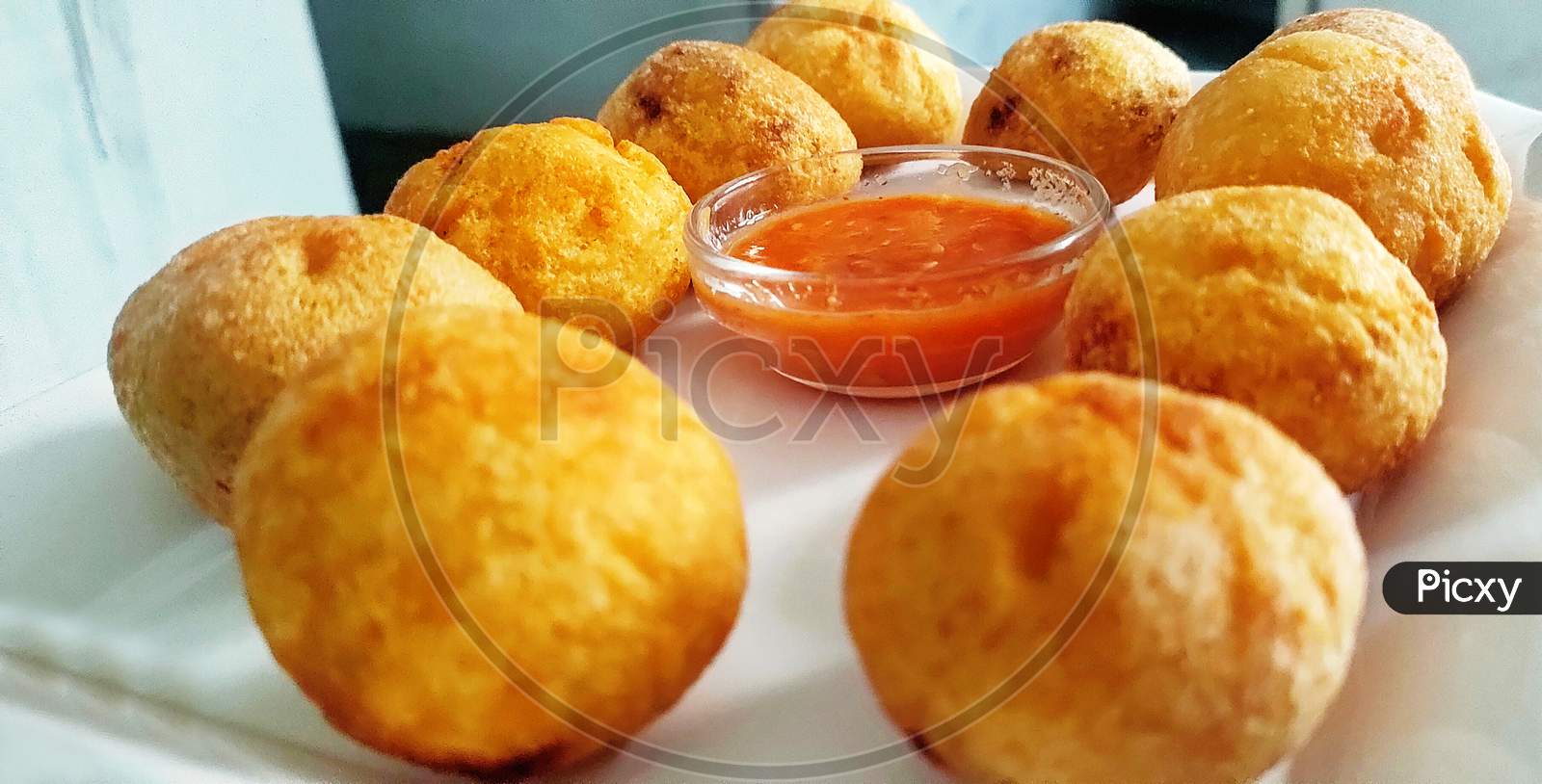 Potato Croquettes - Mashed Potatoes Balls Breaded And Deep Fried