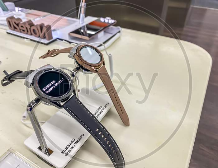 The Samsung Galaxy Watch 3.