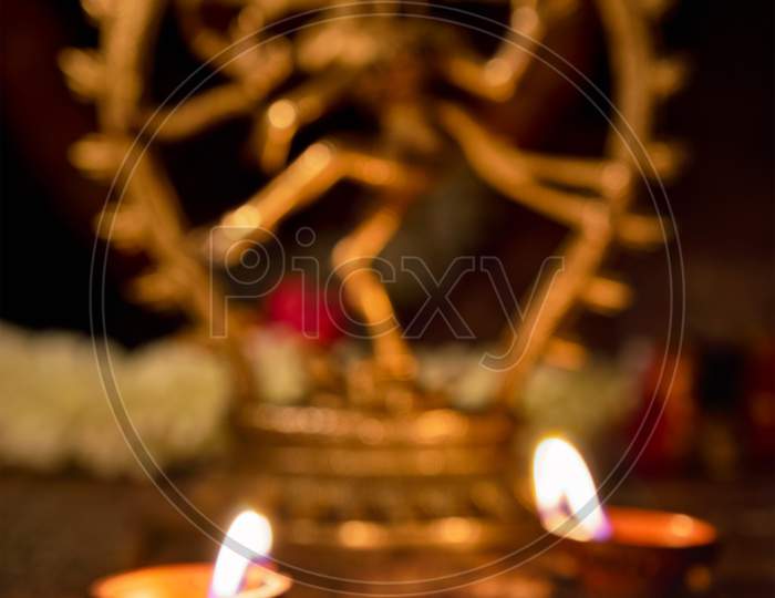 Diwali Lights With Shiva Nataraja