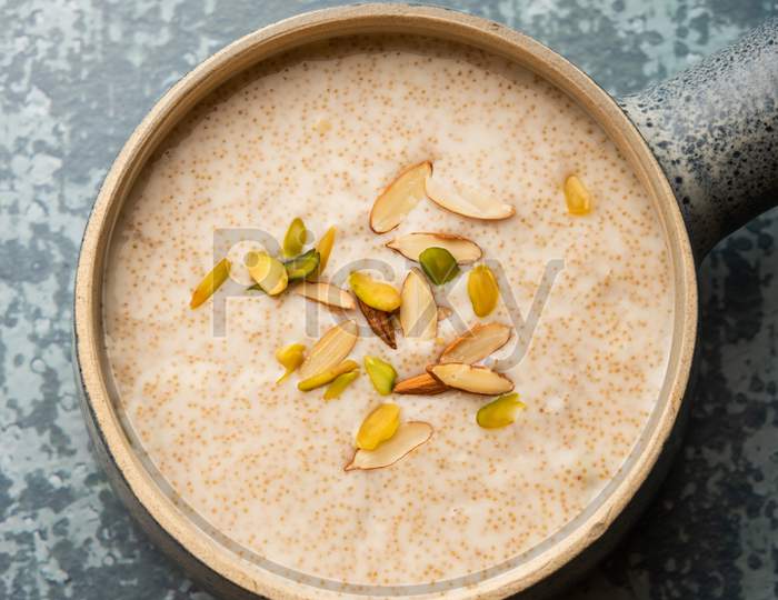 Healthy Rajgira Kheer Or Amaranth Sweet Porridge
