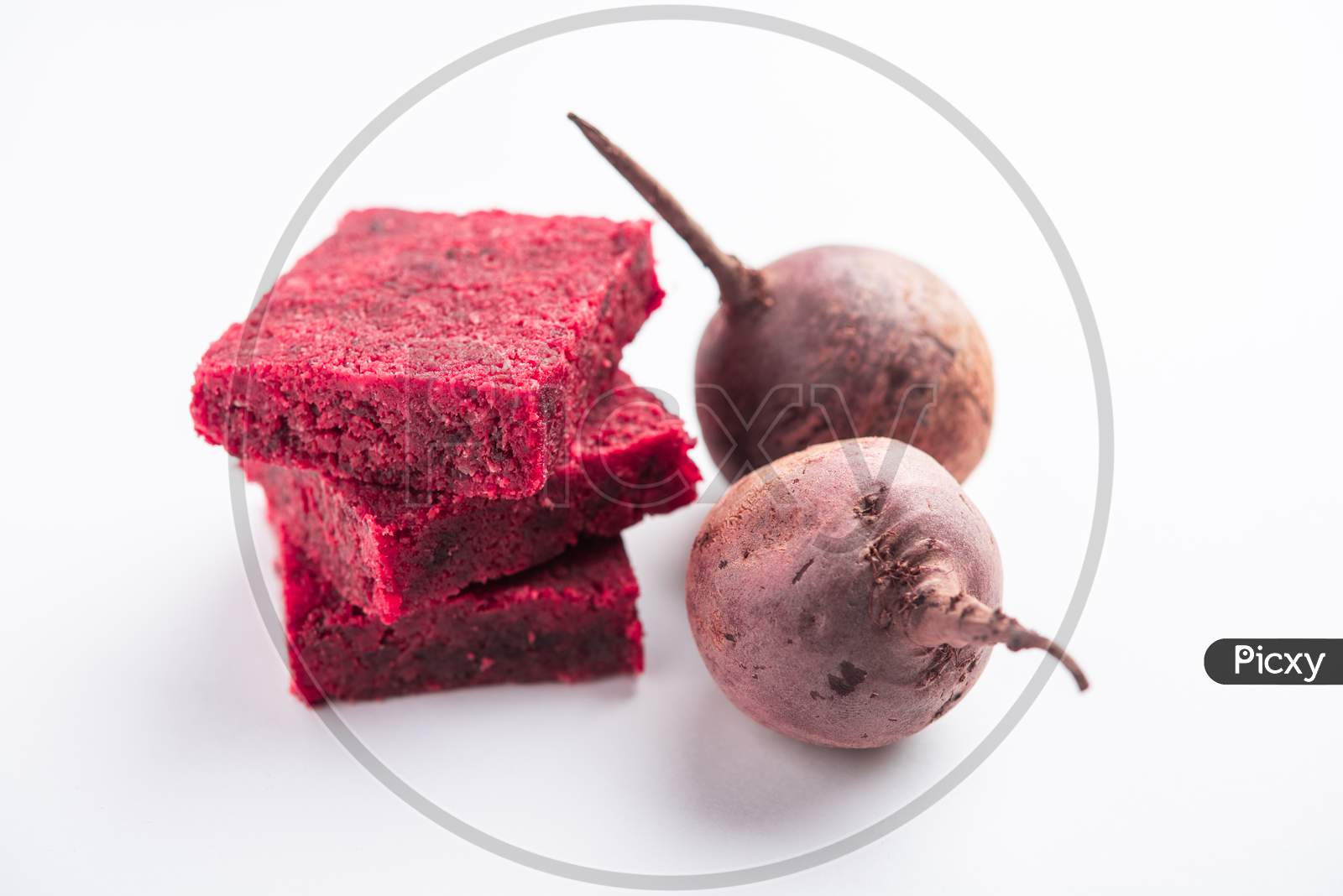 Beetroot Barfi Or Barfee Or Burfi Is An Indian Healthy Sweet With Raw Root Vegetable