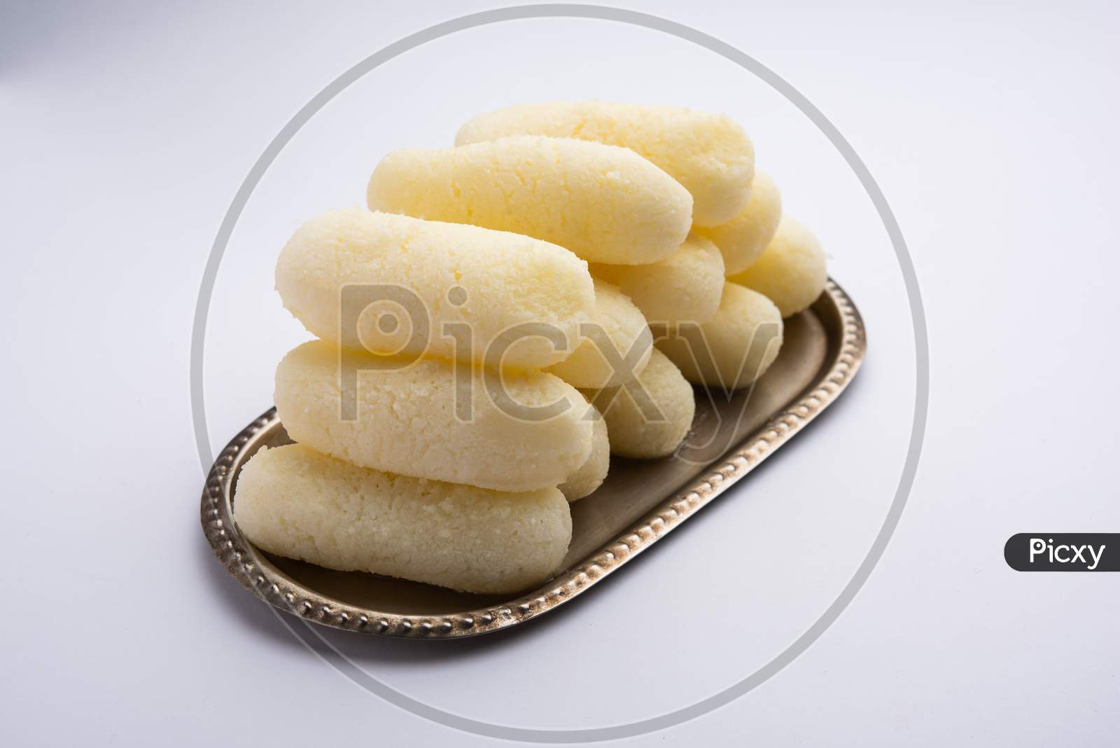 Image of Cham Cham Is A Bengali Sweet Made By Curdling Milk And Then
