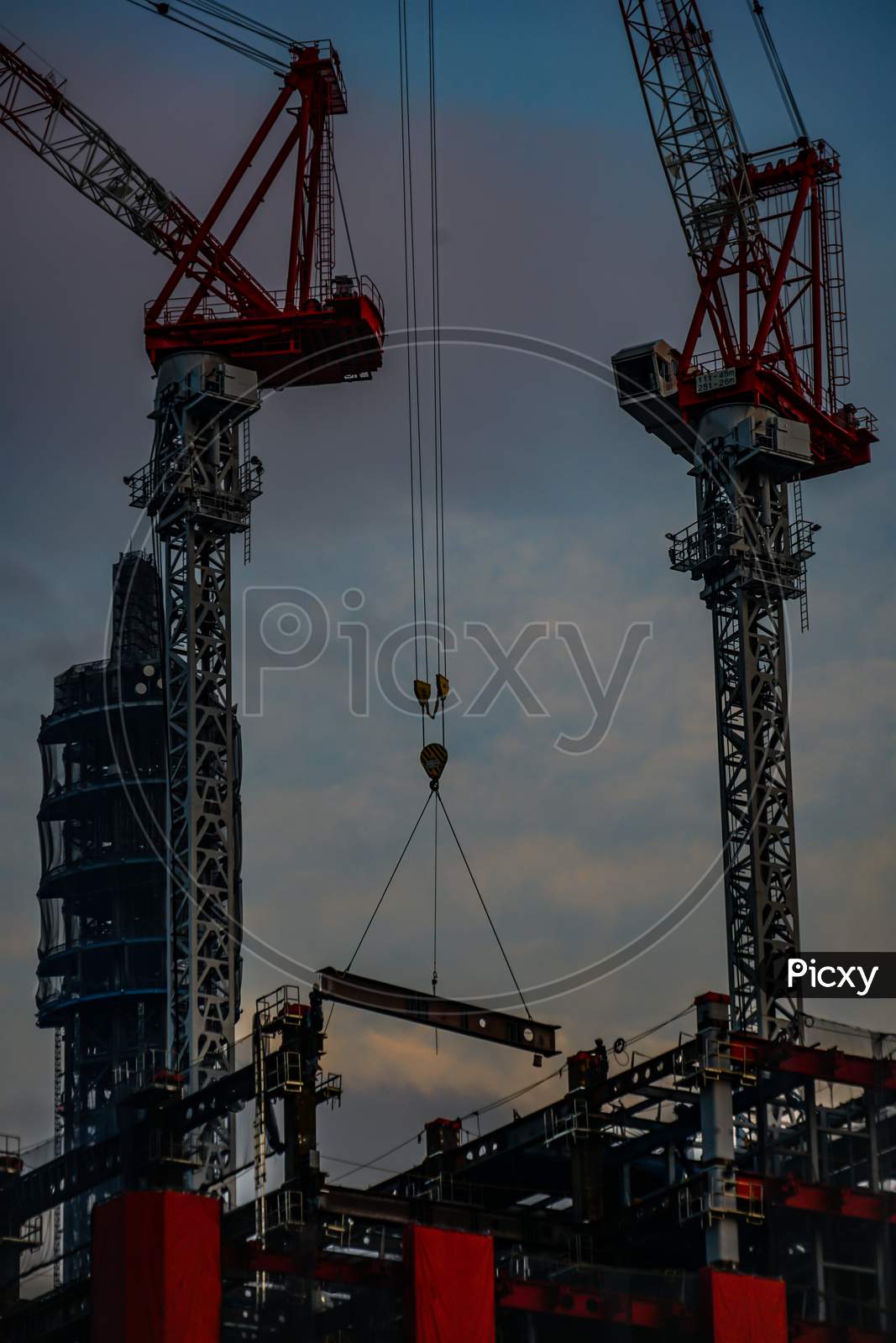 Building Site Of High-Rise Building