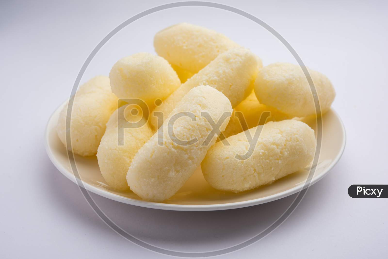 Image of Cham Cham Is A Bengali Sweet Made By Curdling Milk And Then