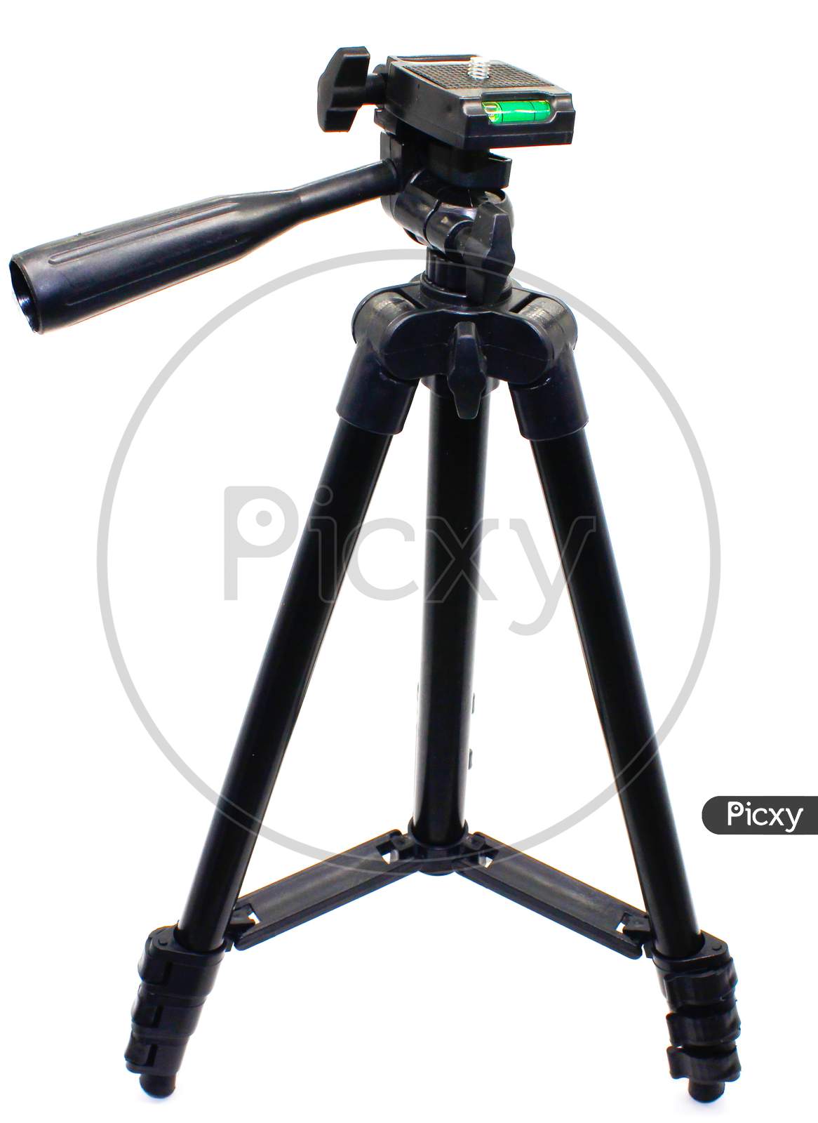 A Picture Of Tripod With Selective Focus