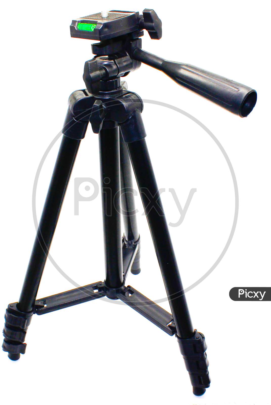 A Picture Of Tripod With Selective Focus