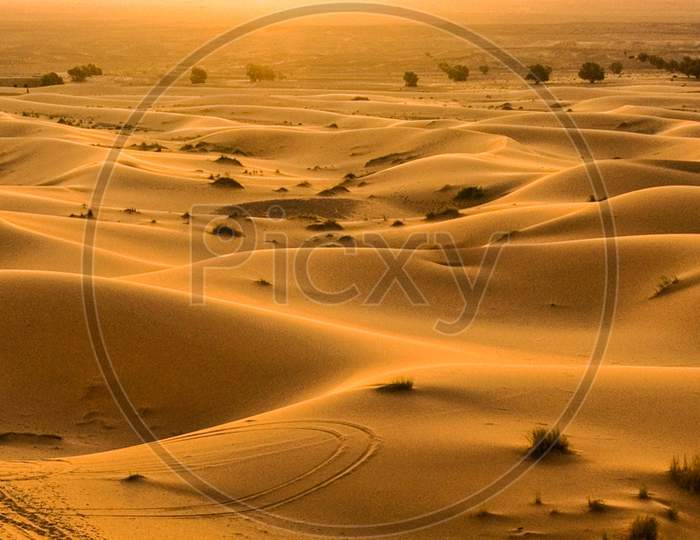 Beautiful  places in Sahara Desert