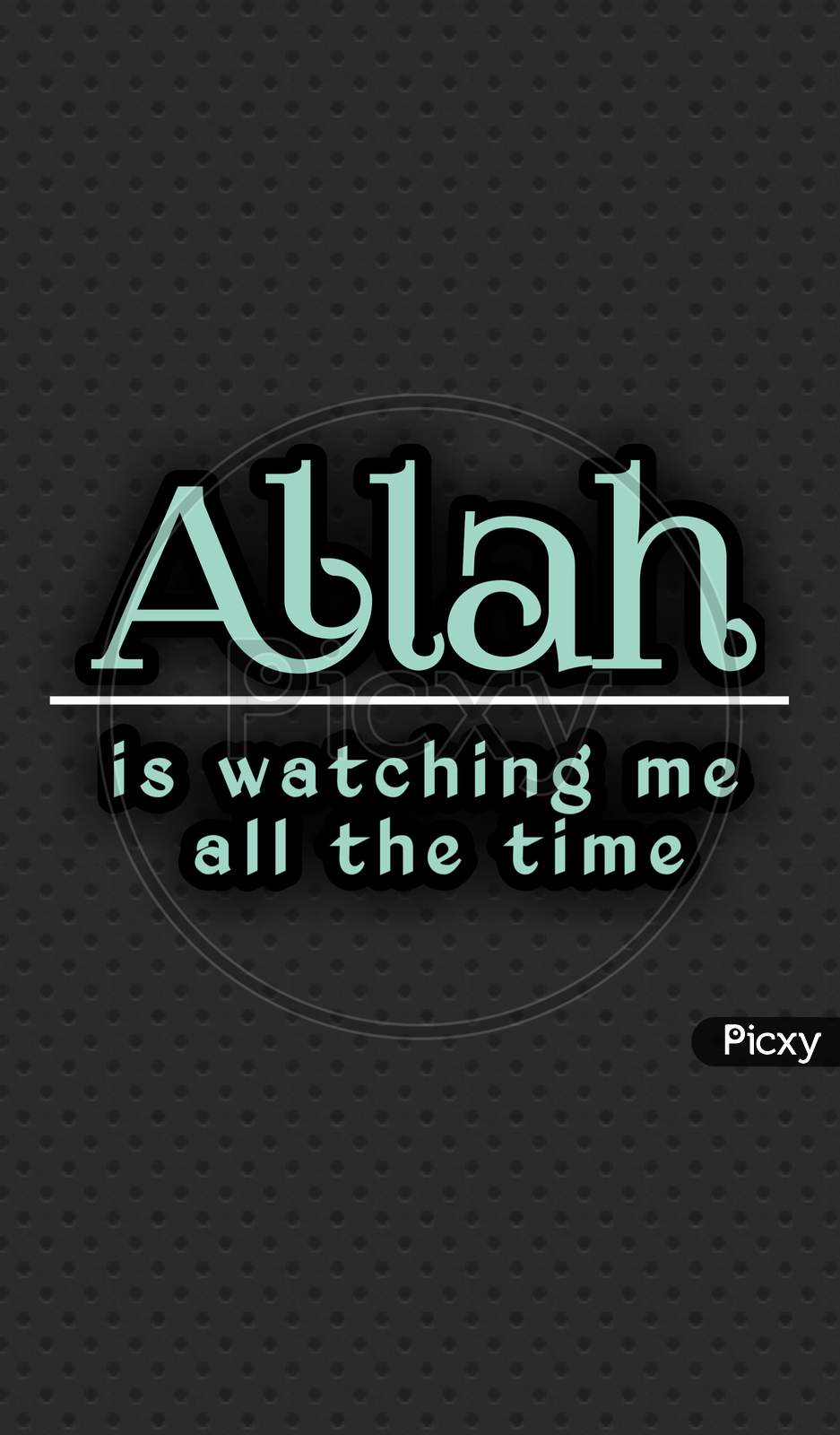 INKEDIFY 95 cm Allah is Always Watching You Anytime, Anywhere Islamic  Quotes ' Wall Stickers Self Adhesive Sticker (Pack of 1) : Amazon.in: Home  Improvement