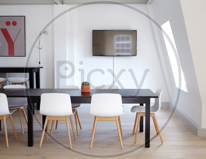 Office table and chairs image