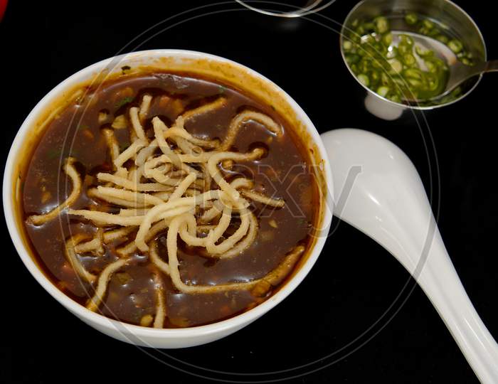 Veg Man-chow Soup