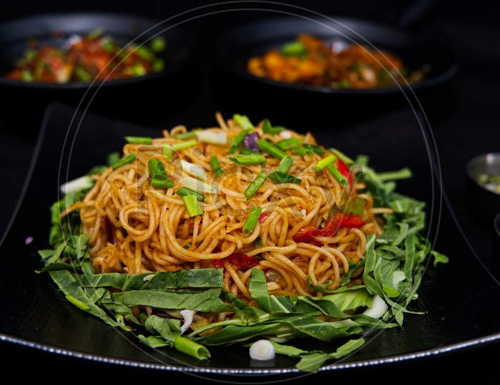 Veg Szechuan Noodles