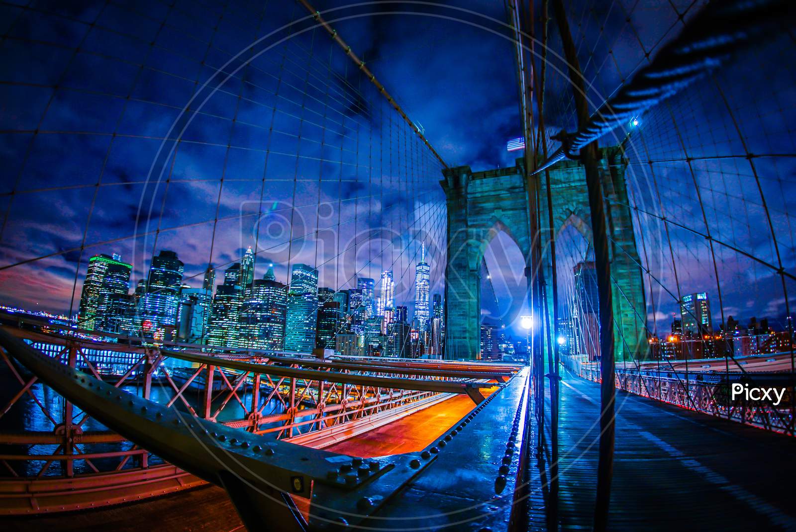 Night Brooklyn Bridge