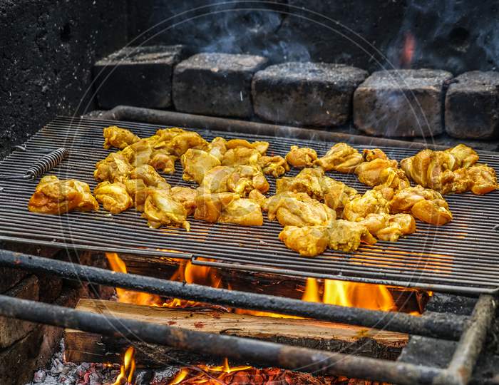 A Flame-Grilled Tandoori Chicken Image