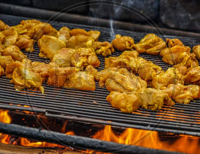 A Flame-Grilled Tandoori Chicken Image