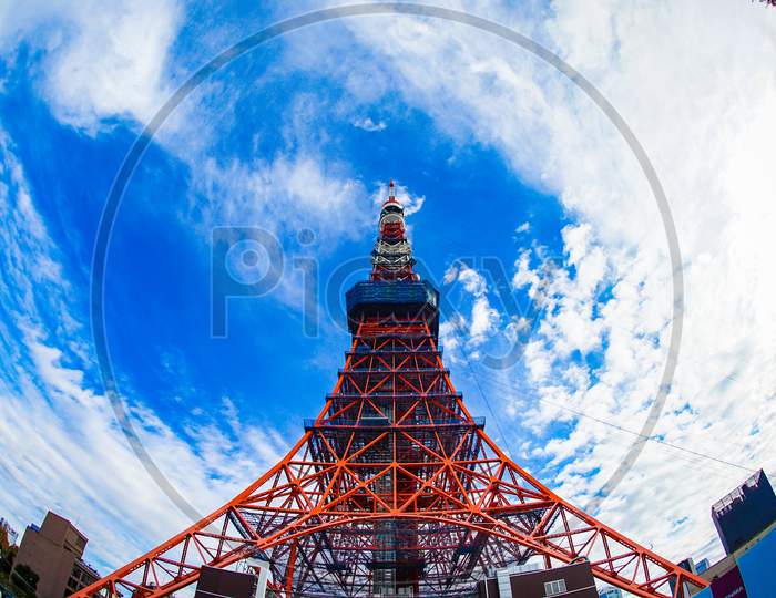 Tokyo Tower And Sky