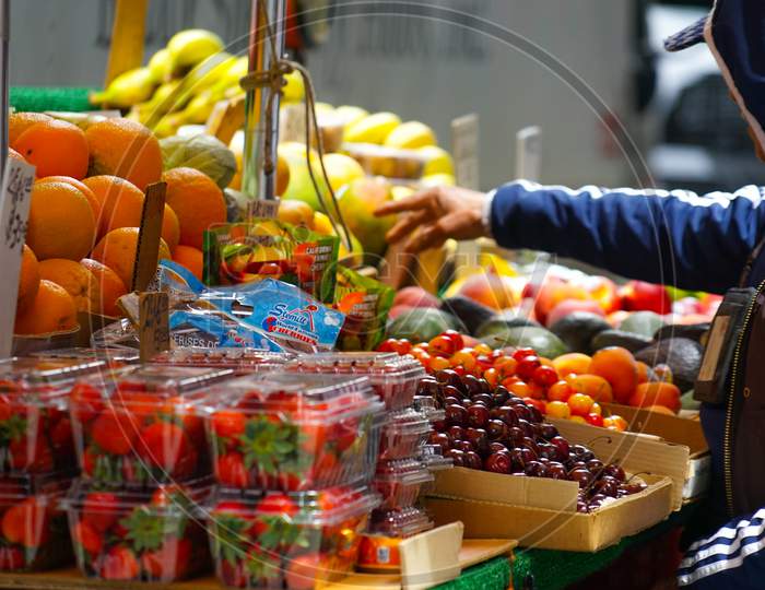 Stalls Selling Fruit