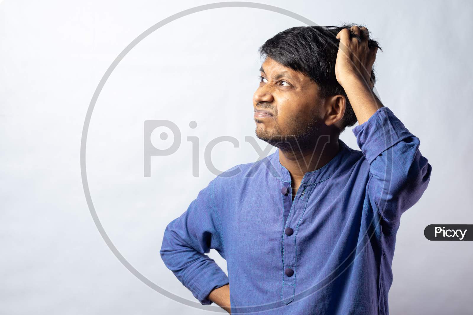 Facial Expression Of An Indian Male