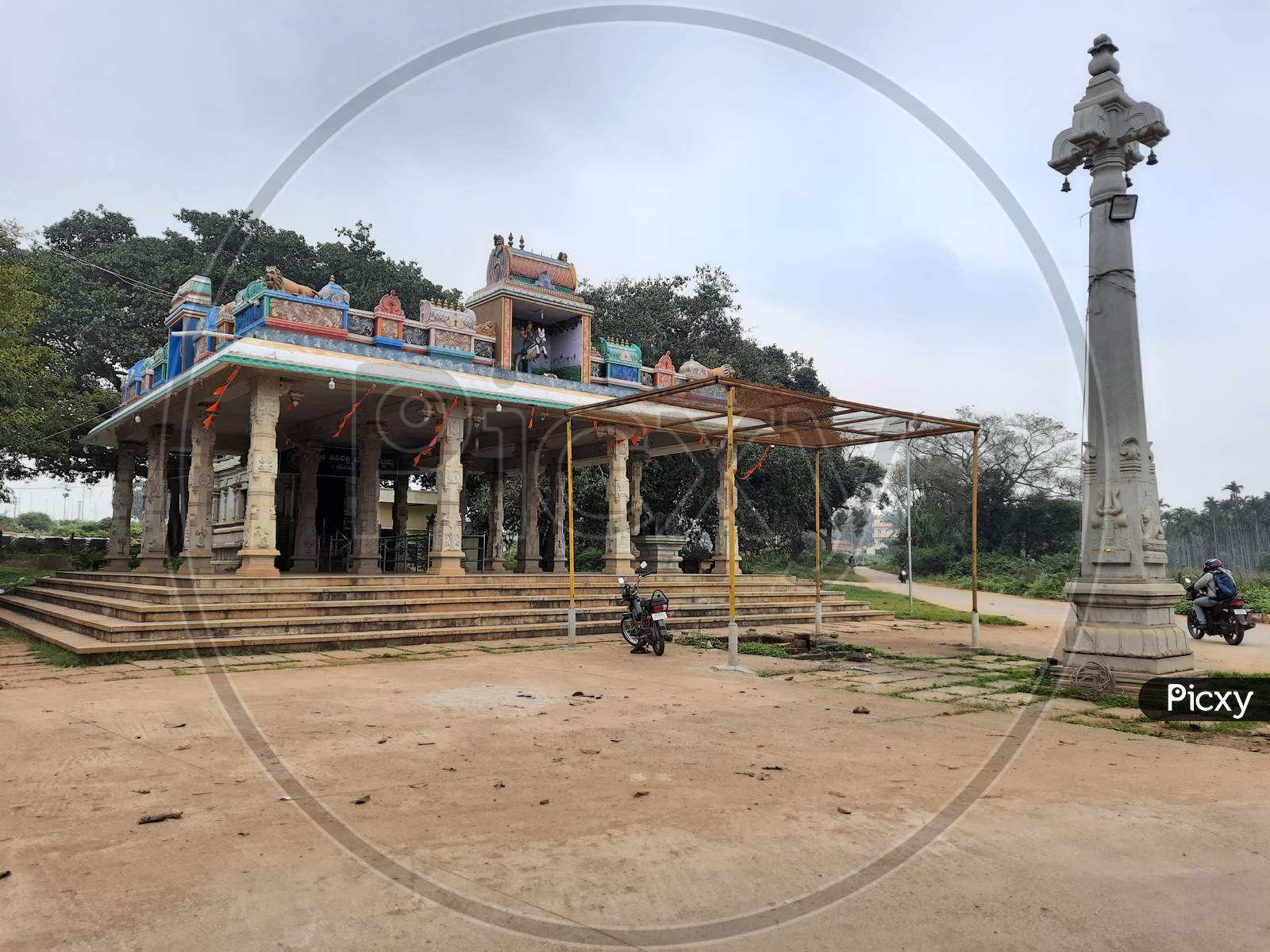 Closeup Of Beautiful Adhishakthi Madanagattamma Devi, Chamundeshwari Temple Gangodipura, Kodigehalli, Near Kannalli