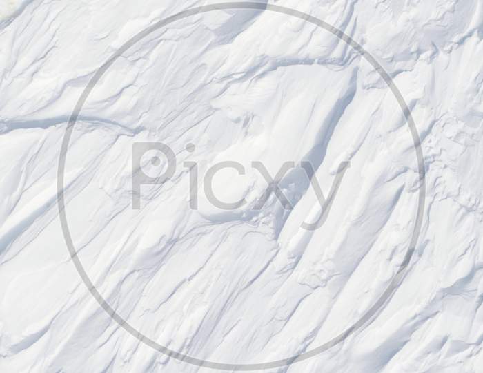 Snow Texture 1 - Diagonal Wind Ridges And Striations