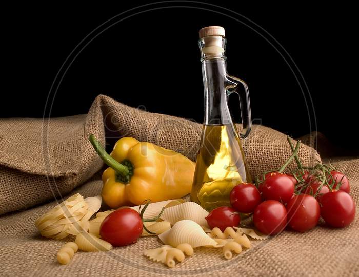 Mediterranean Food Stock Photo