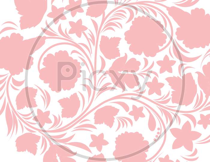 Design Texture Pattern. It Can Be Used For Decorating Of Wedding Invitations, Ceramic Tiles, Decoration For Textile Cloth And At Saree Design.