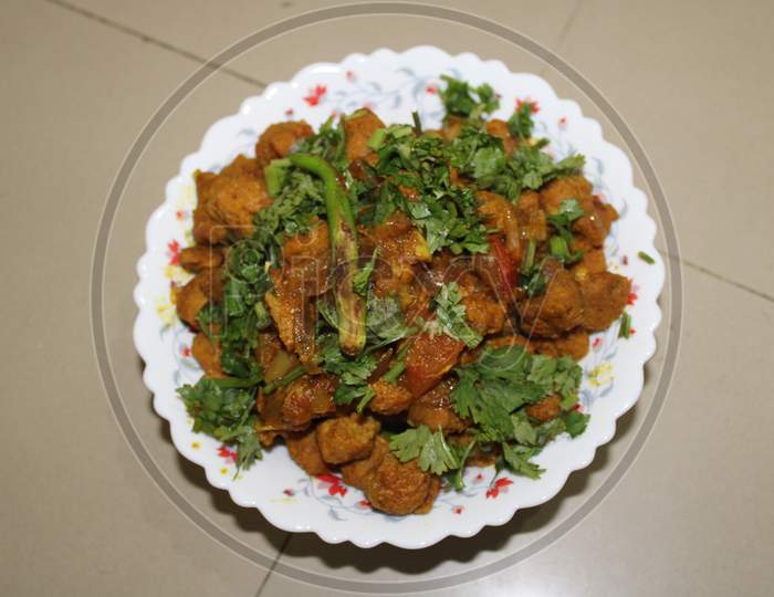 image-of-indian-delicious-tasty-healthy-fresh-soya-chunks-curry-and