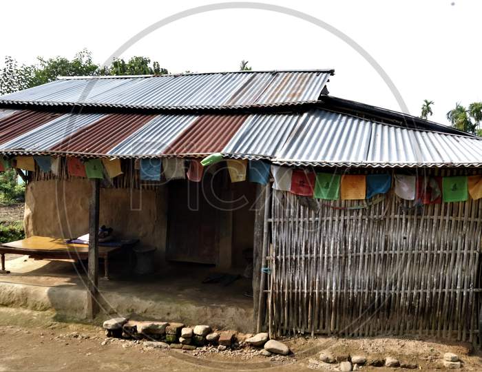 village house in Nepal Tarai area