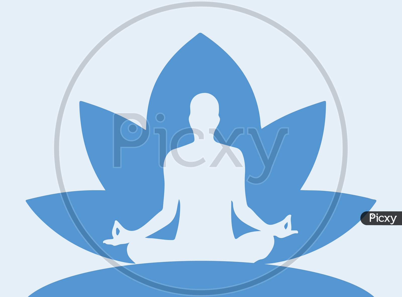 Meditation stock illustration. Illustration of meditate - 26793034