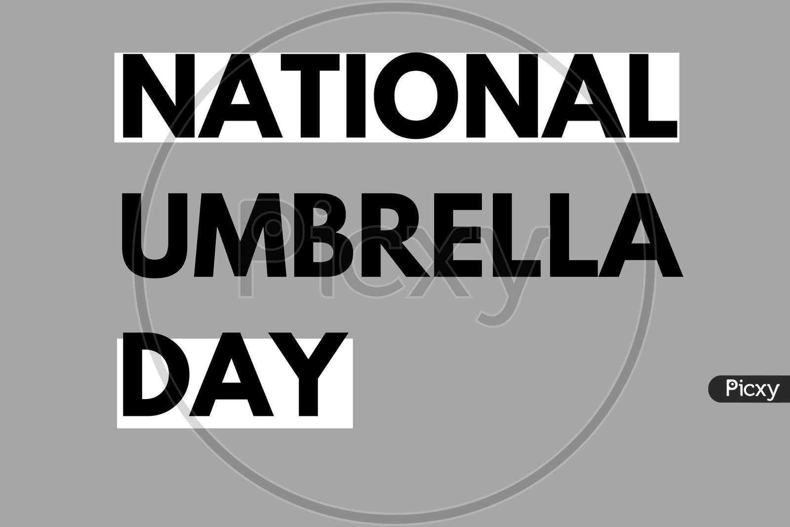 National Umbrella Day February 10. Holiday Concept. Template For Background, Banner, Card, Poster With Text
