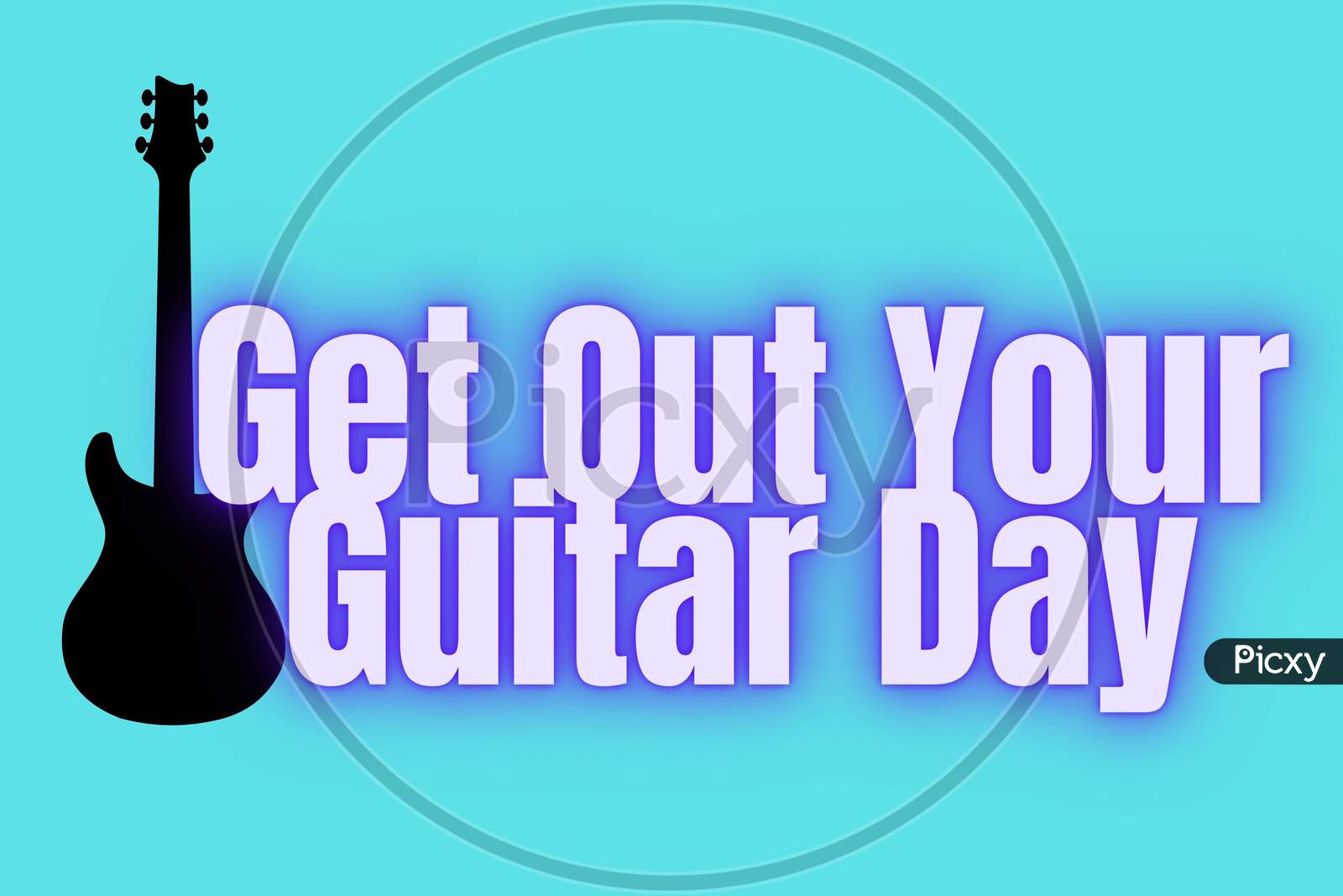 Get Out Your Guitar Day February 11. Holiday Concept. Template For Background, Banner, Card, Poster With Text