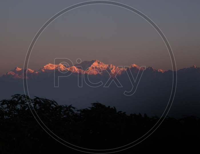 Sunrise, Kanchenjunga, Himalayas, Darjeeling