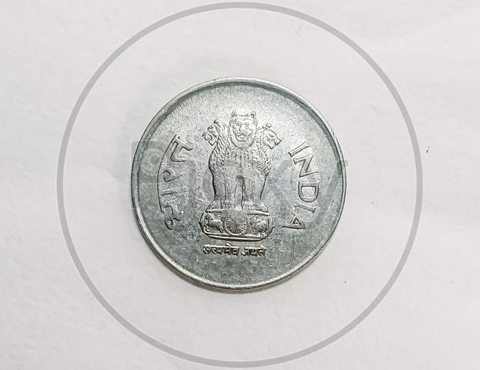 Indian 1 rupee coin