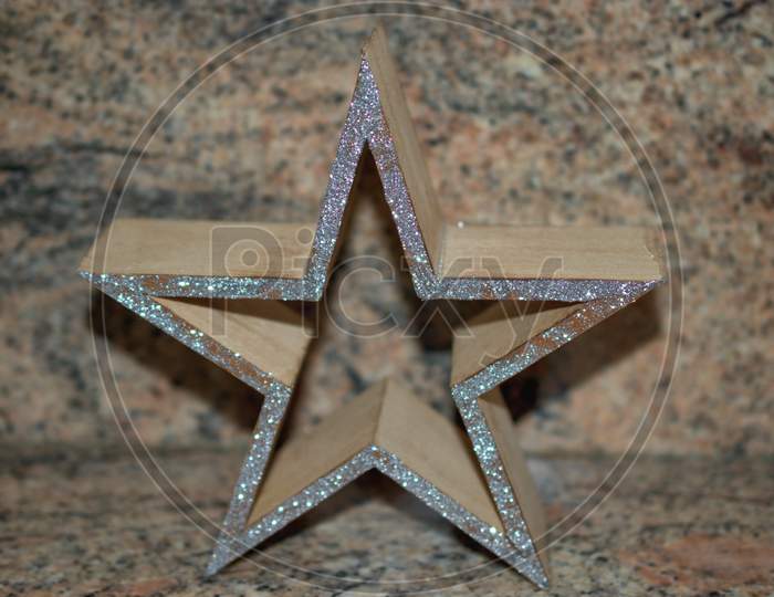 Star Presented For A Christmas Decoration 21.12.2020